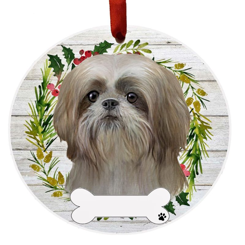 Shih Tzu Tan Ornament